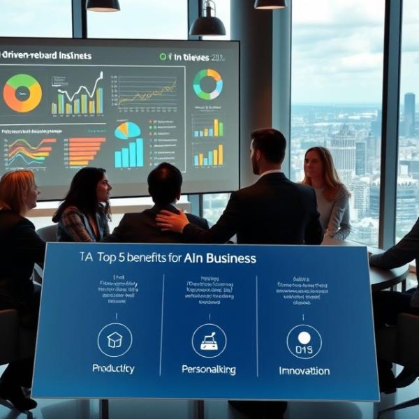 What are the benefits of using AI in business