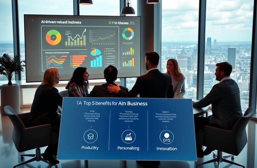 What are the benefits of using AI in business