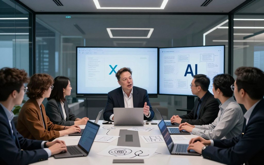 what is the name of elon musk's ai stock